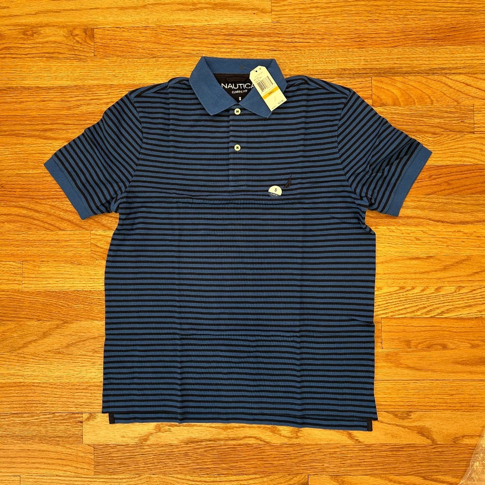 Men's Nautica Polo Shirt S NWT